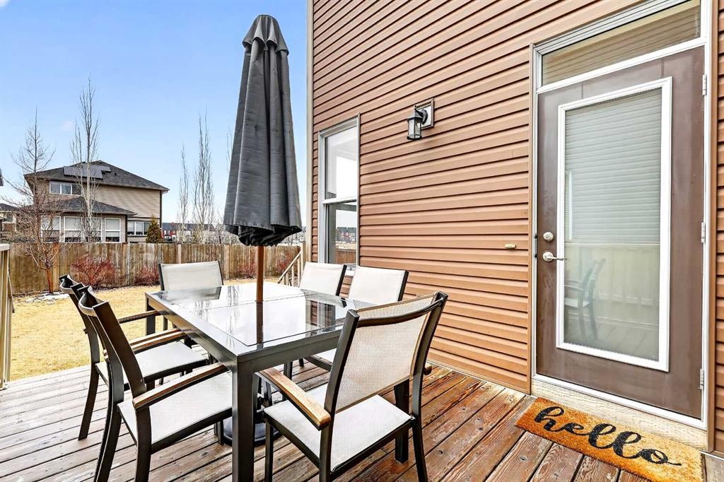 9 Legacy Lane Se, Calgary, AB - Outdoor With Deck Patio Veranda With Exterior