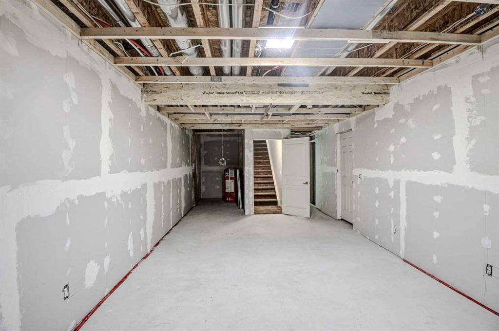 195 Masters Avenue Se, Calgary, AB - Indoor Photo Showing Basement
