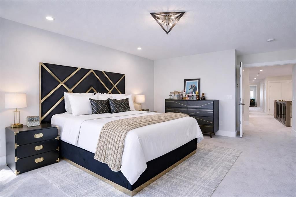 132 Belvedere Drive Se, Calgary, AB - Indoor Photo Showing Bedroom
