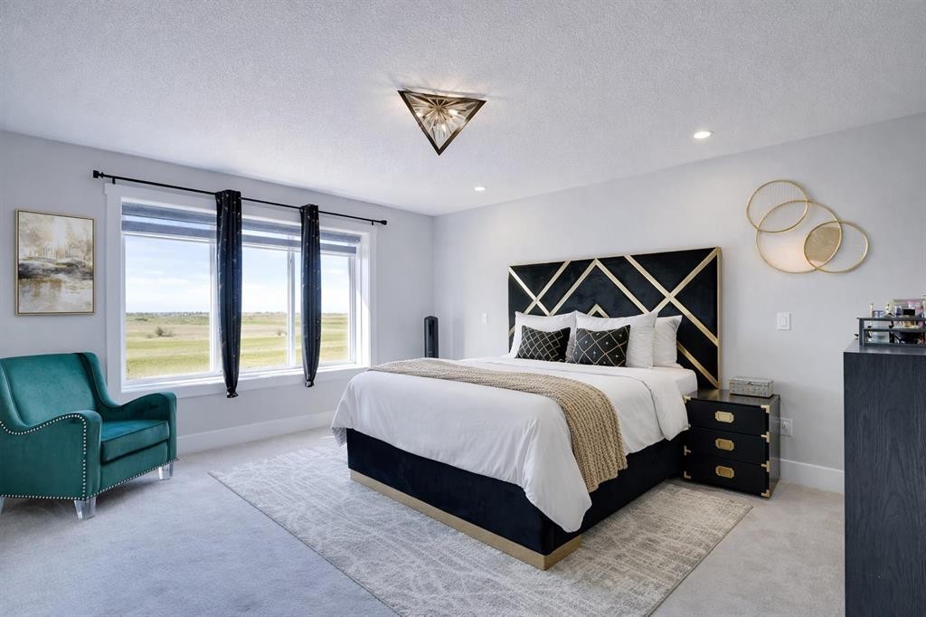 132 Belvedere Drive Se, Calgary, AB - Indoor Photo Showing Bedroom