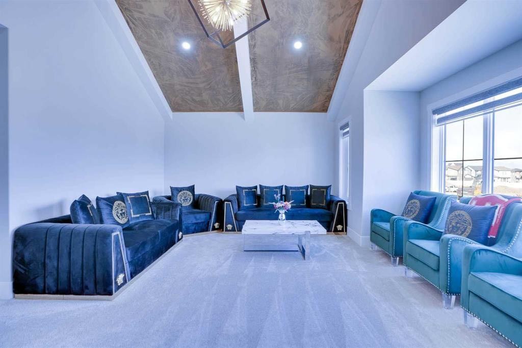 132 Belvedere Drive Se, Calgary, AB - Indoor Photo Showing Living Room