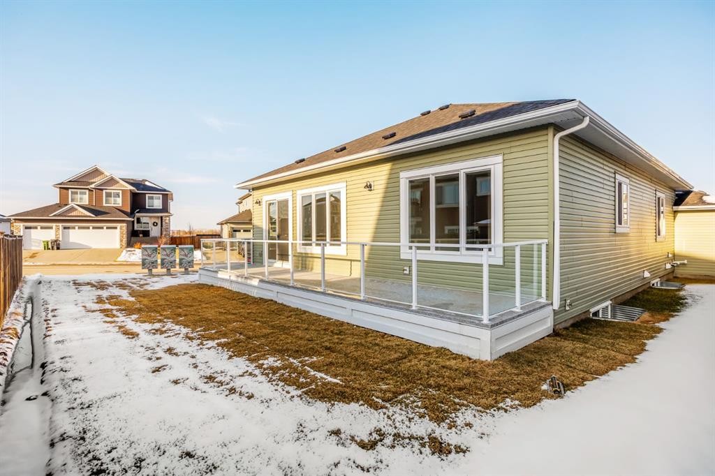 52 Lakes Estates Circle, Strathmore, AB - Outdoor With Deck Patio Veranda