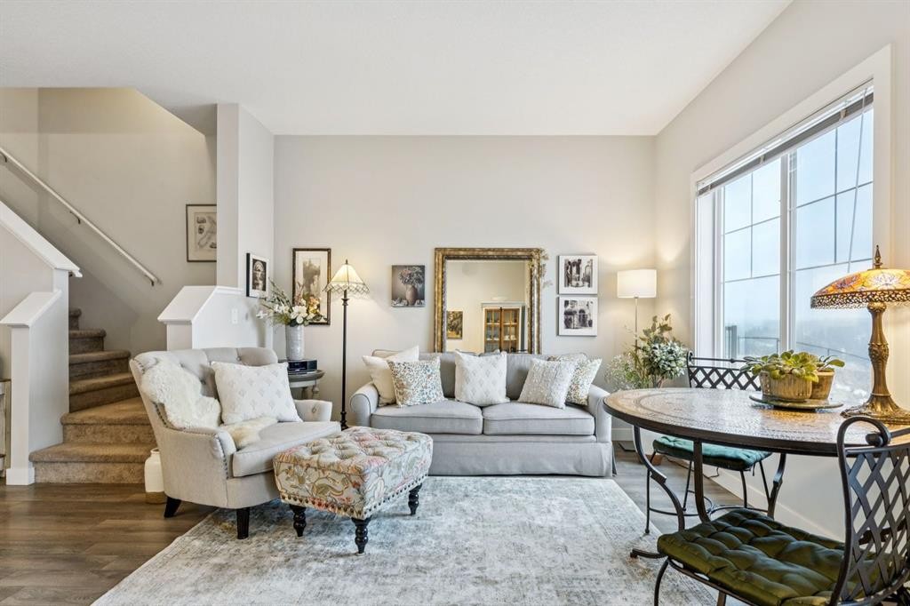 1502 Jumping Pound Common, Cochrane, AB - Indoor Photo Showing Living Room