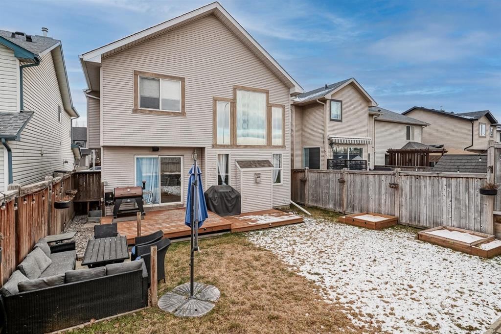 94 New Brighton Circle Se, Calgary, AB - Outdoor With Deck Patio Veranda With Exterior