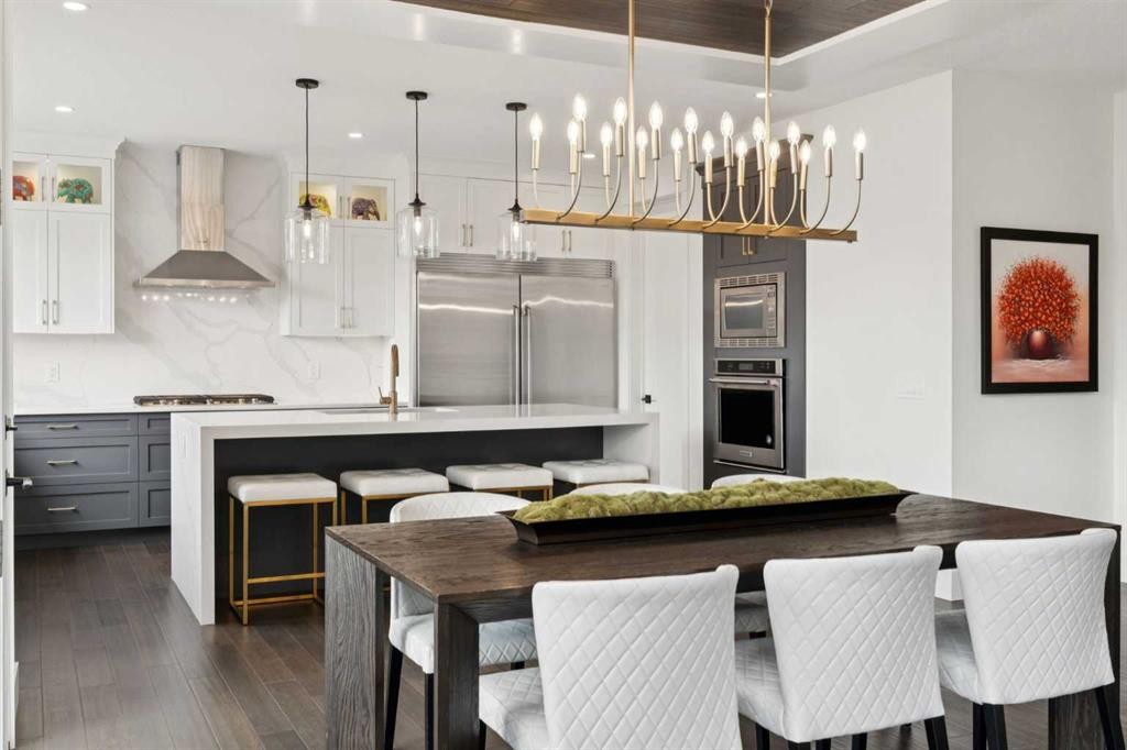 143 Aspen Summit Boulevard Sw, Calgary, AB - Indoor Photo Showing Dining Room