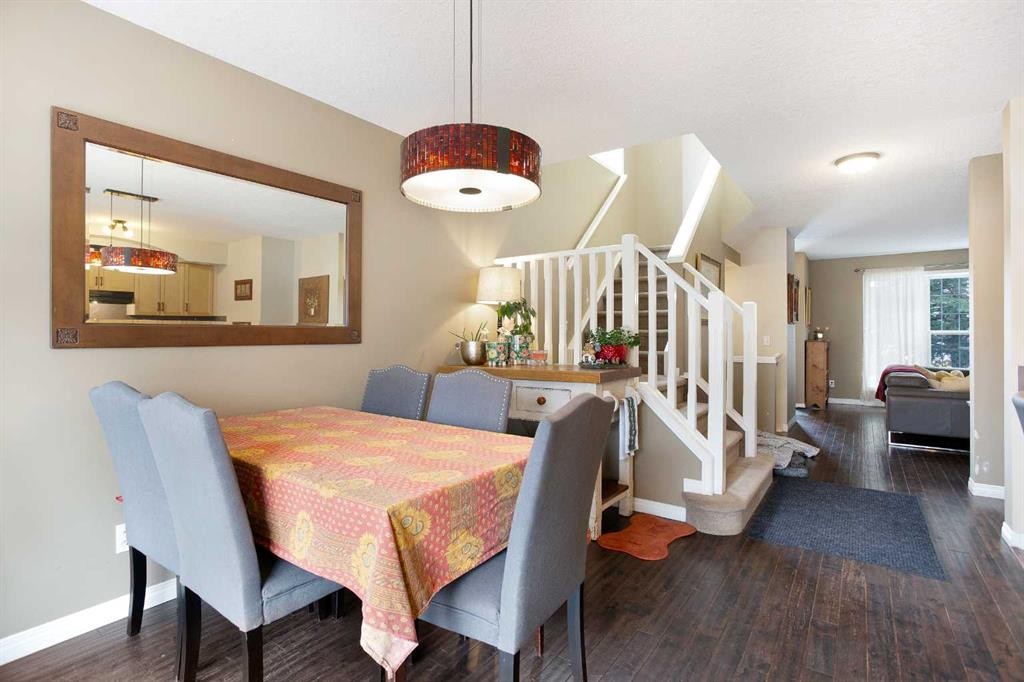 204 Eversyde Circle Sw, Calgary, AB - Indoor Photo Showing Dining Room