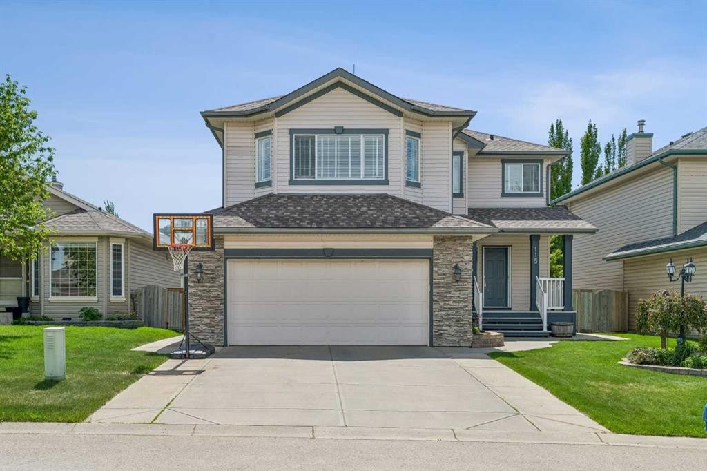115 Cove Crescent, Chestermere, AB - Outdoor With Facade