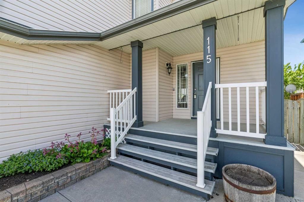 115 Cove Crescent, Chestermere, AB - Outdoor With Deck Patio Veranda With Exterior