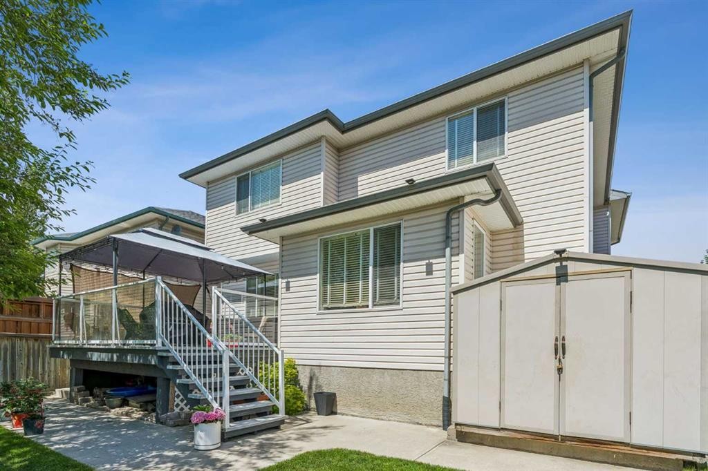 115 Cove Crescent, Chestermere, AB - Outdoor With Deck Patio Veranda