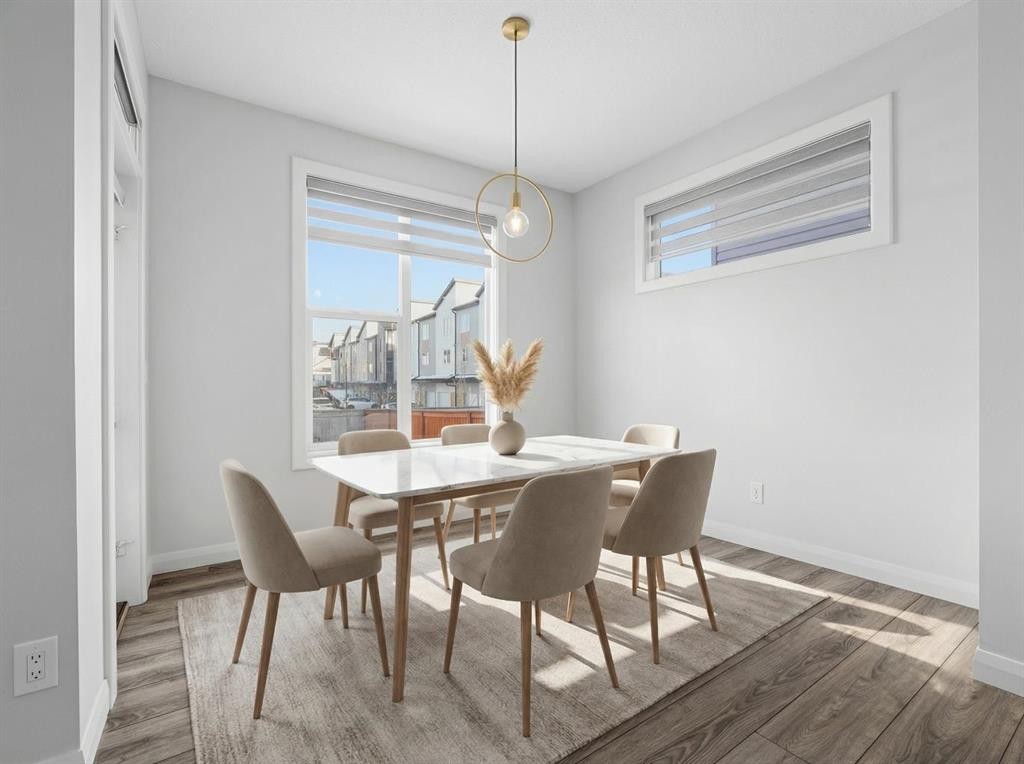 32 Red Embers Square Ne, Calgary, AB - Indoor Photo Showing Dining Room