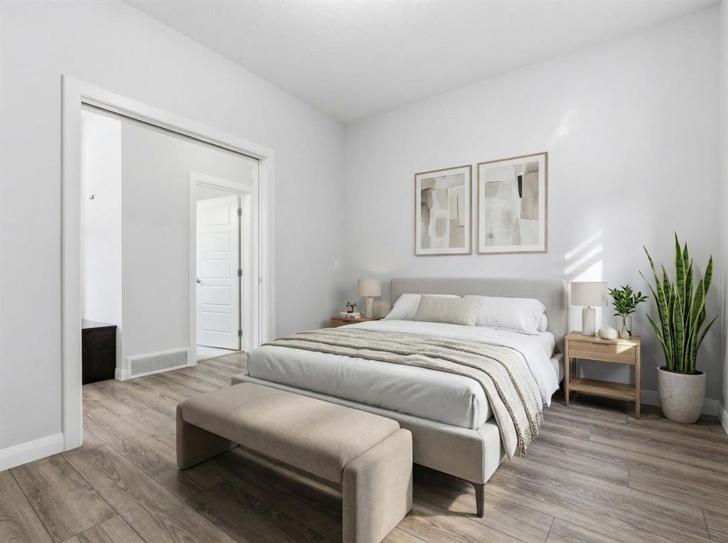 32 Red Embers Square Ne, Calgary, AB - Indoor Photo Showing Bedroom