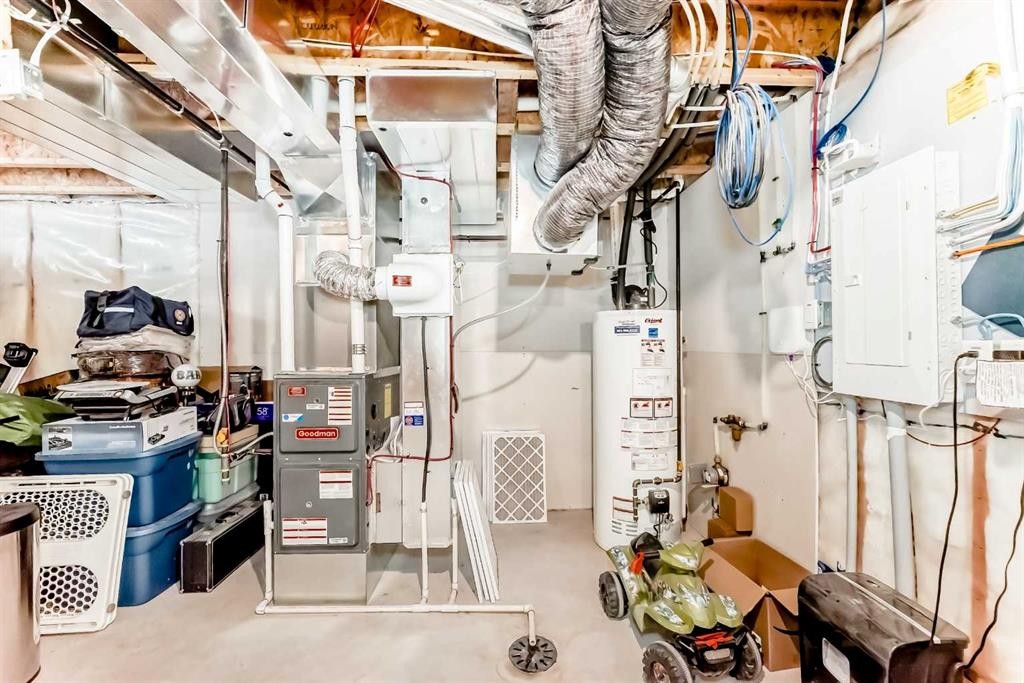 146 Highview Gate Se, Airdrie, AB - Indoor Photo Showing Basement