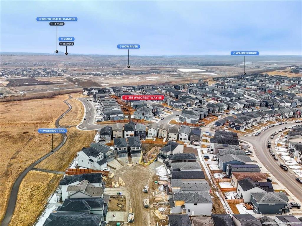 318 Walcrest Way Se, Calgary, AB - Outdoor With View