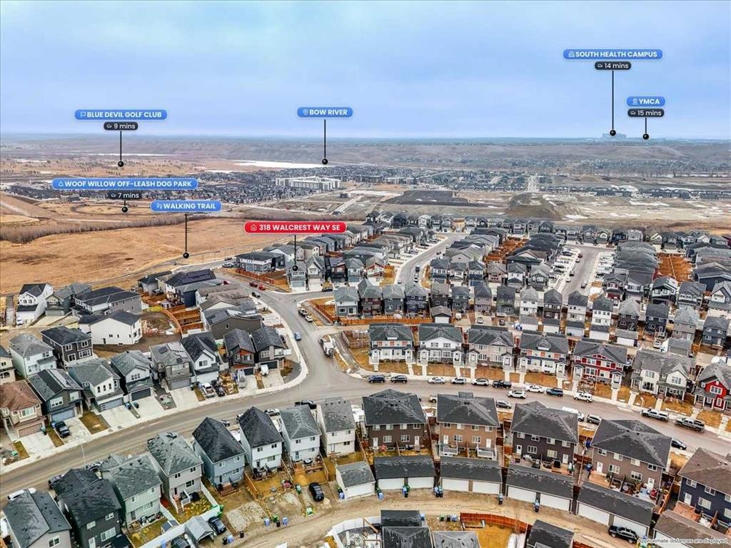 318 Walcrest Way Se, Calgary, AB - Outdoor With View