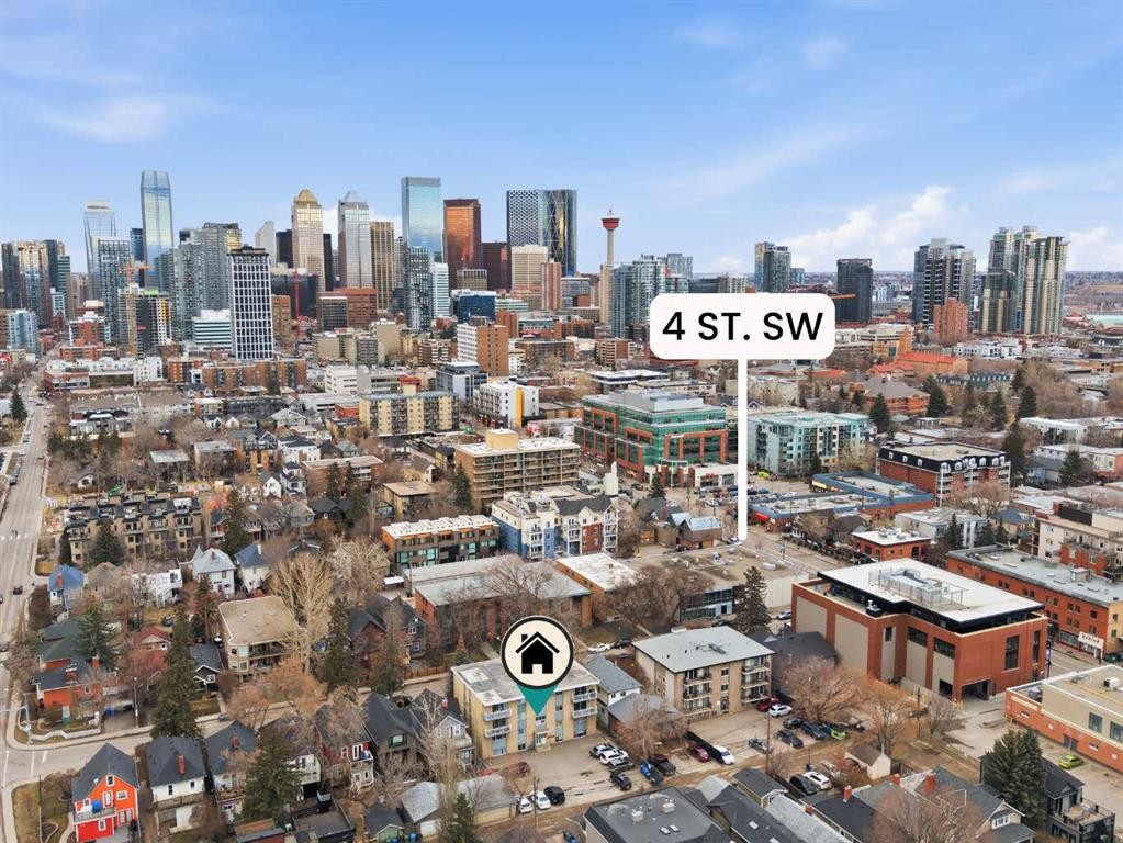 401-525 22 Avenue Sw, Calgary, AB - Outdoor With View