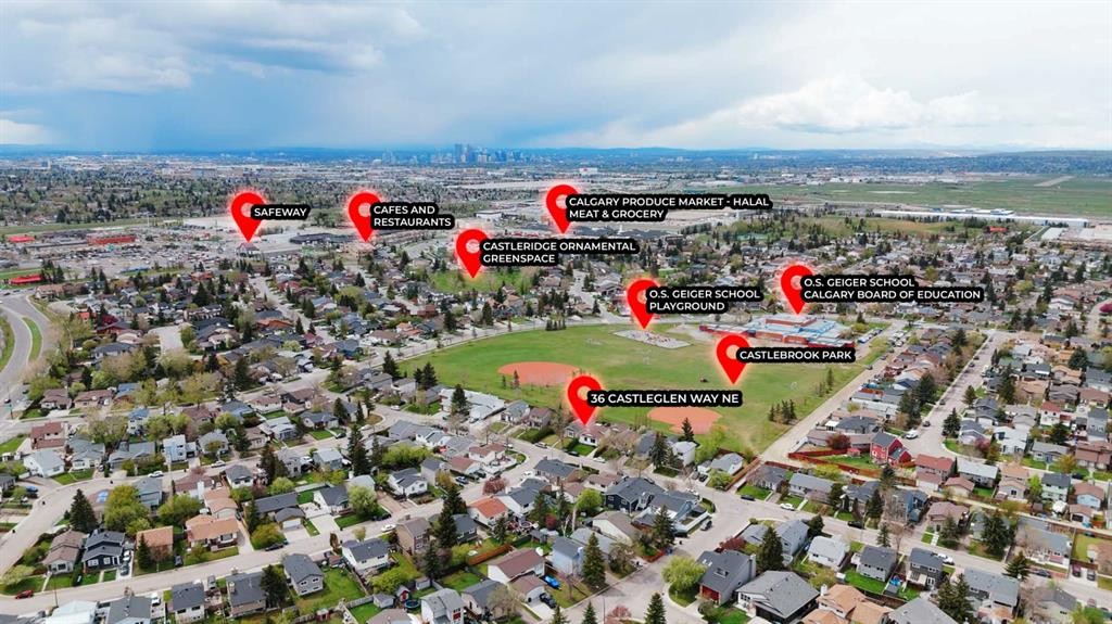 36 Castleglen Way Ne, Calgary, AB - Outdoor With View
