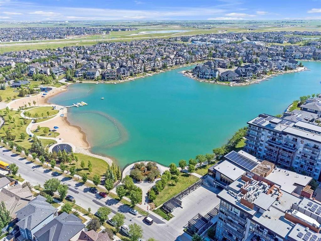 3104-11 Mahogany Row Se, Calgary, AB - Outdoor With Body Of Water With View