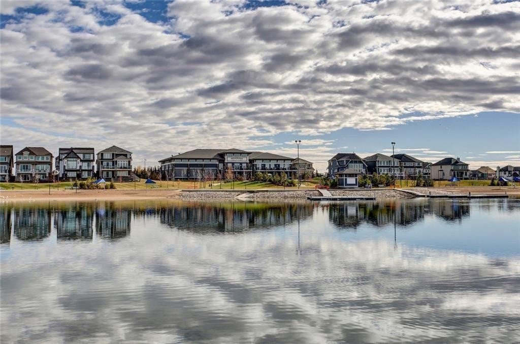 3104-11 Mahogany Row Se, Calgary, AB - Outdoor With Body Of Water With View