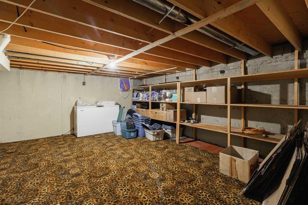 3035 Cedar Ridge Drive Sw, Calgary, AB - Indoor Photo Showing Basement