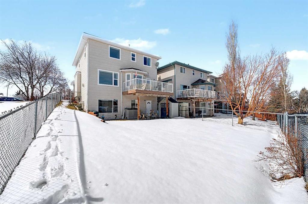 219 Hidden Ranch Circle Nw, Calgary, AB - Outdoor With Deck Patio Veranda