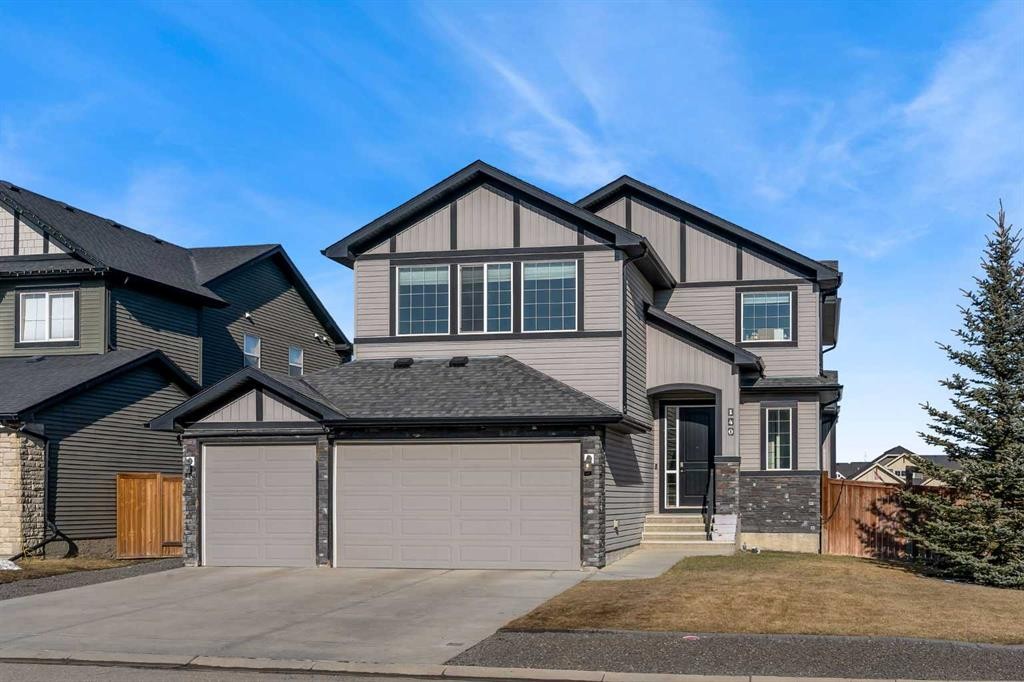 140 Rainbow Falls Heath, Chestermere, AB - Outdoor With Facade