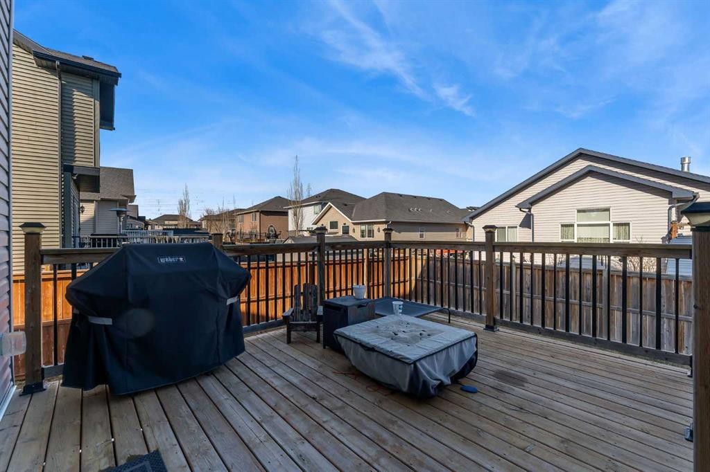 140 Rainbow Falls Heath, Chestermere, AB - Outdoor With Deck Patio Veranda With Exterior