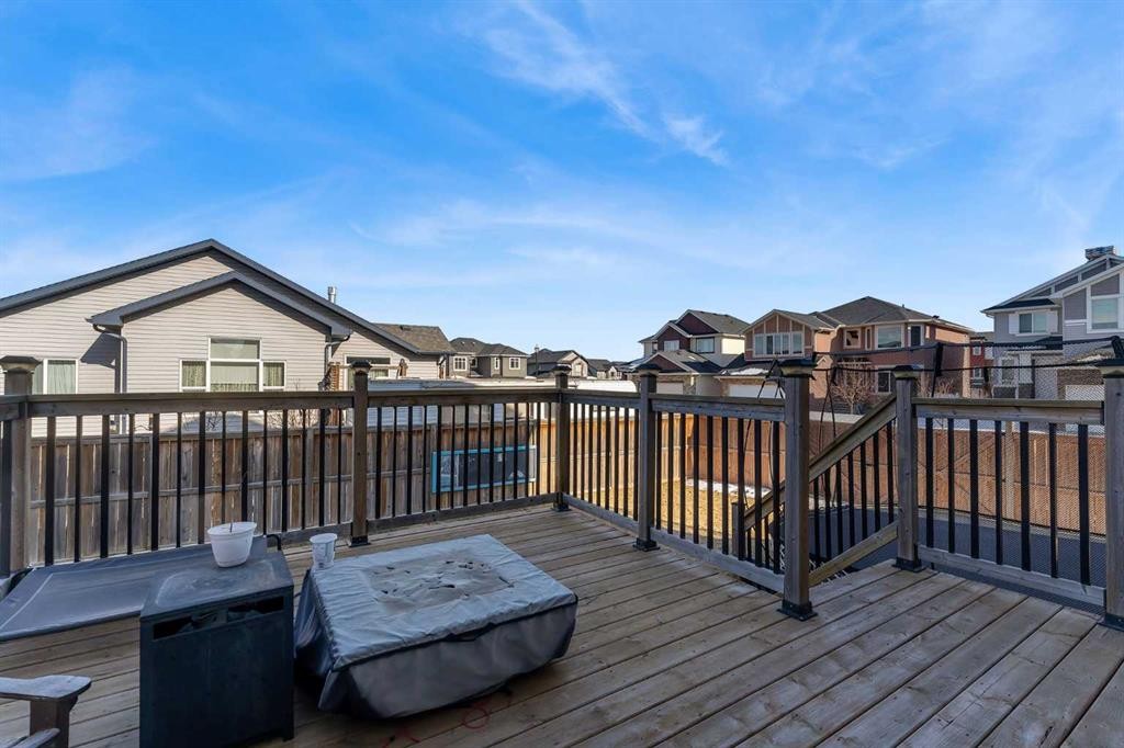 140 Rainbow Falls Heath, Chestermere, AB - Outdoor With Deck Patio Veranda With Exterior