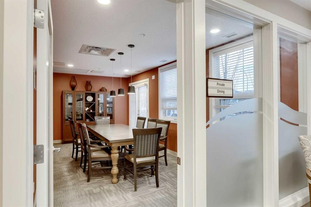 404-2635 Eversyde Avenue Sw, Calgary, AB - Indoor Photo Showing Dining Room