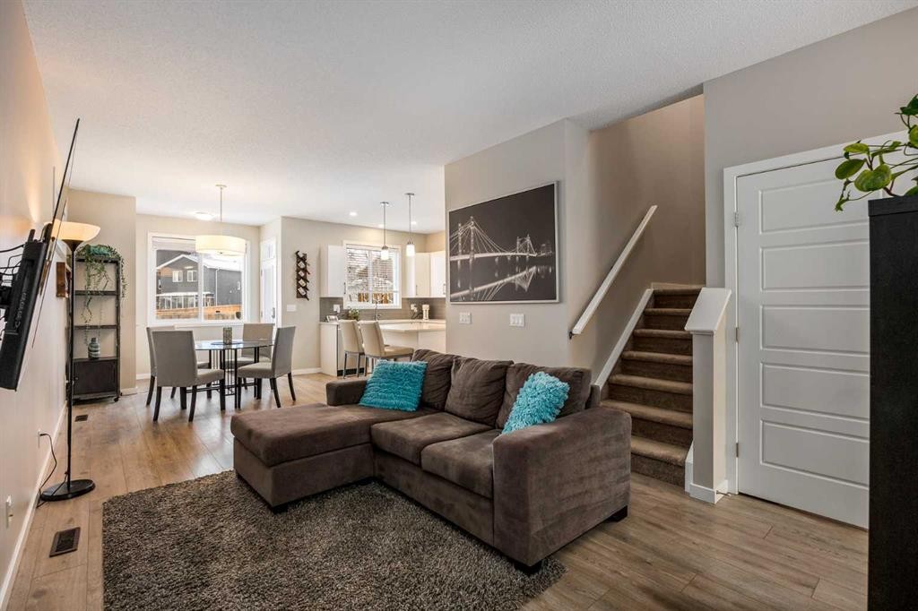 265 Seton Circle Se, Calgary, AB - Indoor Photo Showing Living Room