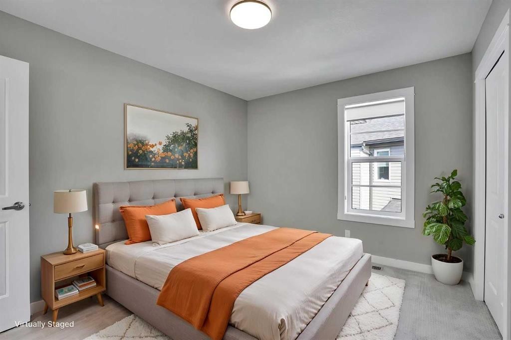47 Corner Meadows Row Ne, Calgary, AB - Indoor Photo Showing Bedroom