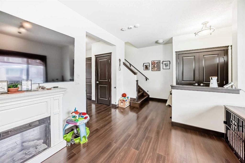 17 Redstone Common Ne, Calgary, AB - Indoor With Fireplace