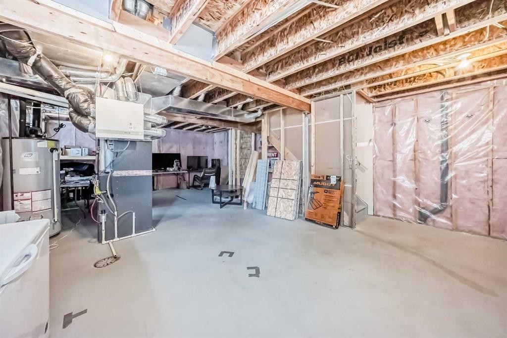 17 Redstone Common Ne, Calgary, AB - Indoor Photo Showing Basement