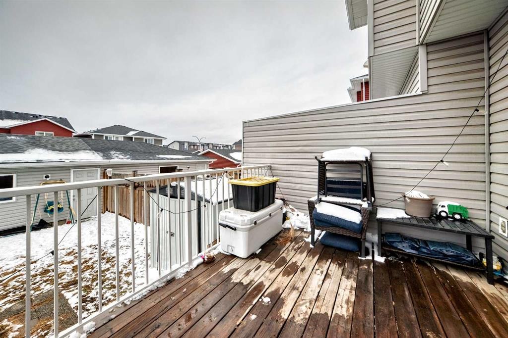17 Redstone Common Ne, Calgary, AB - Outdoor With Deck Patio Veranda With Exterior