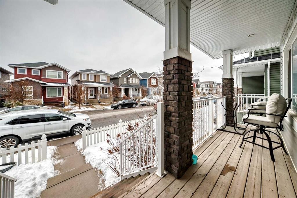 17 Redstone Common Ne, Calgary, AB - Outdoor With Deck Patio Veranda