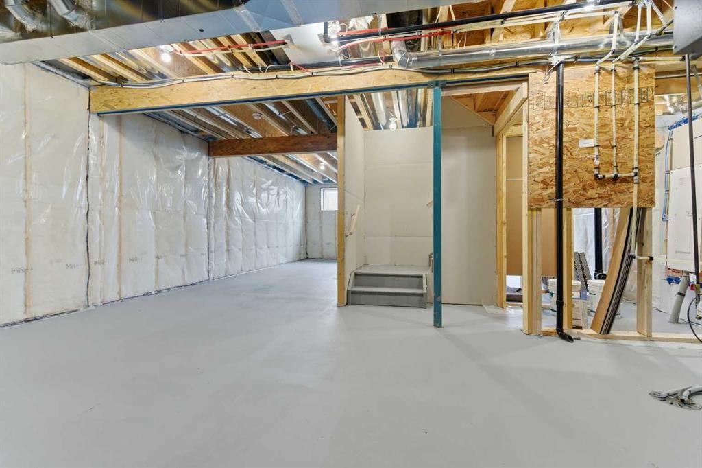 358 Corner Glen Way Ne, Calgary, AB - Indoor Photo Showing Basement