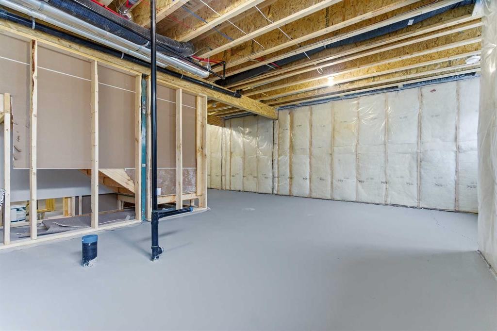 358 Corner Glen Way Ne, Calgary, AB - Indoor Photo Showing Basement