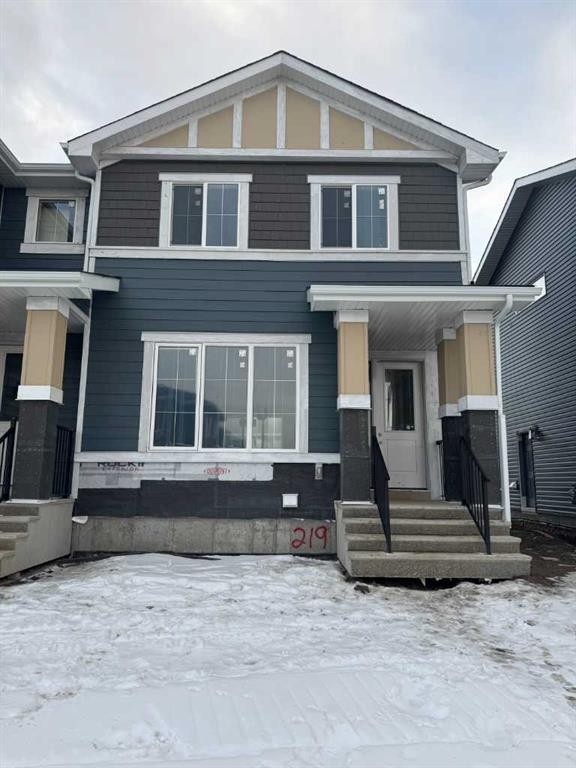 219 Waterford Heights, Chestermere, AB - Outdoor With Facade