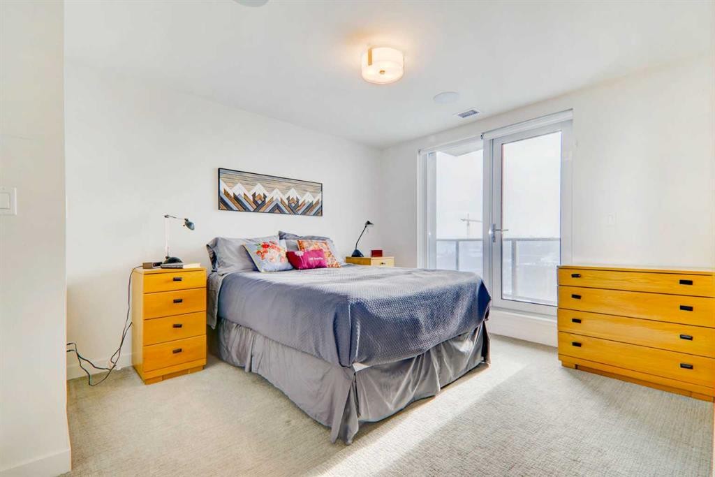 1409-303 13 Avenue Sw, Calgary, AB - Indoor Photo Showing Bedroom