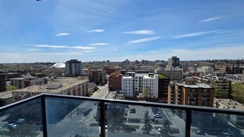 1409-303 13 Avenue Sw, Calgary, AB - Outdoor With Balcony With View