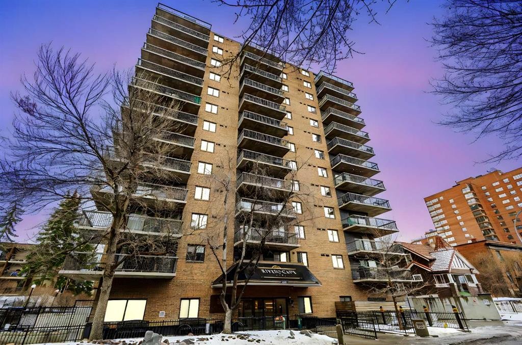 503-225 25 Avenue Sw, Calgary, AB - Outdoor With Balcony With Facade