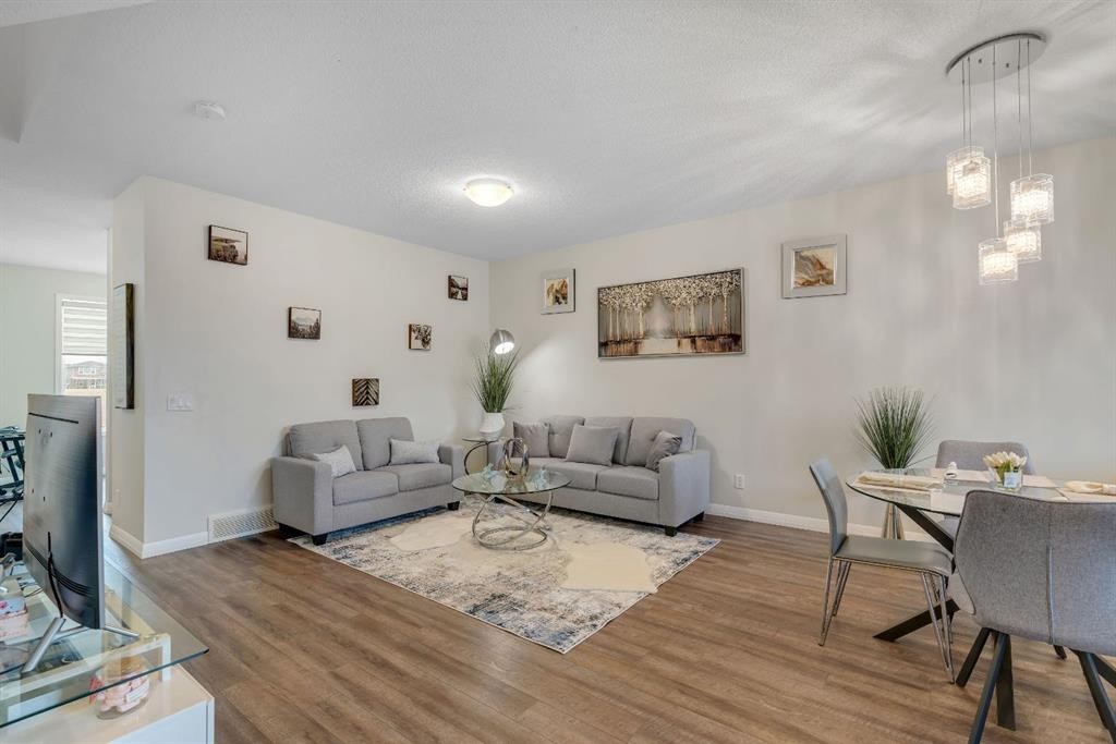 77 Red Sky Way Ne, Calgary, AB - Indoor Photo Showing Living Room