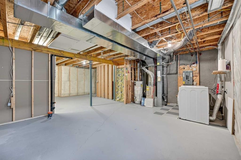 150 Everridge Common Sw, Calgary, AB - Indoor Photo Showing Basement