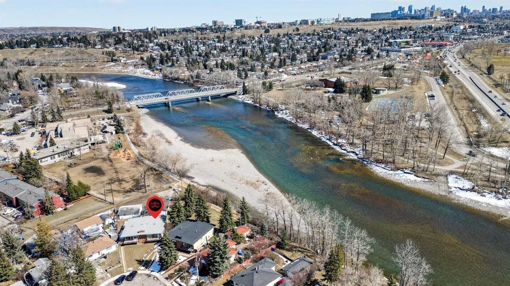 6348 Bowmont Crescent Nw, Calgary, AB - Outdoor With Body Of Water With View