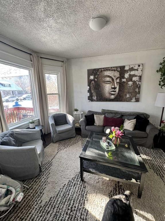 722 2 Avenue Nw, Calgary, AB - Indoor Photo Showing Living Room