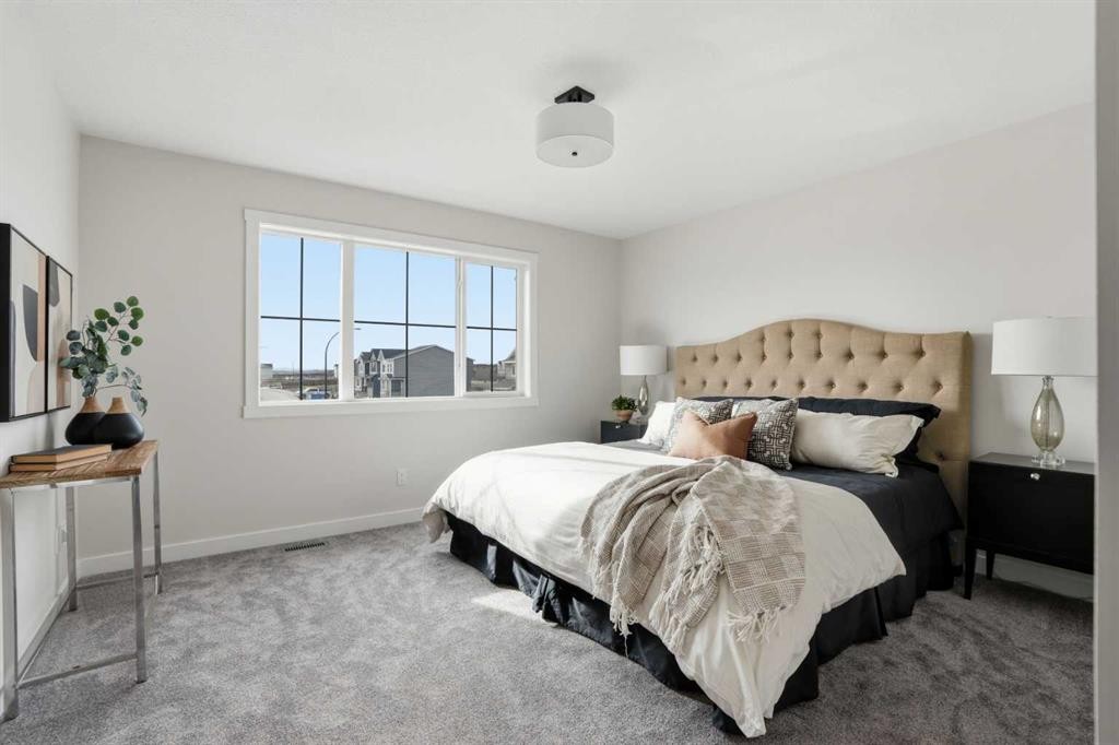 72 Buffaloberry Manor Se, Calgary, AB - Indoor Photo Showing Bedroom