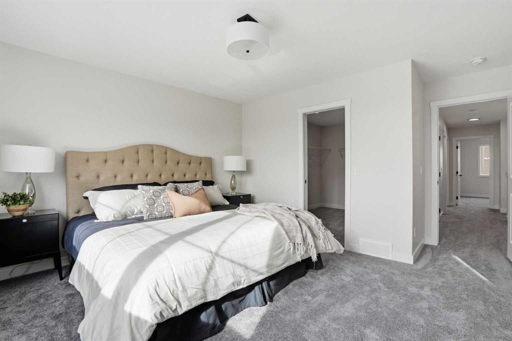 72 Buffaloberry Manor Se, Calgary, AB - Indoor Photo Showing Bedroom