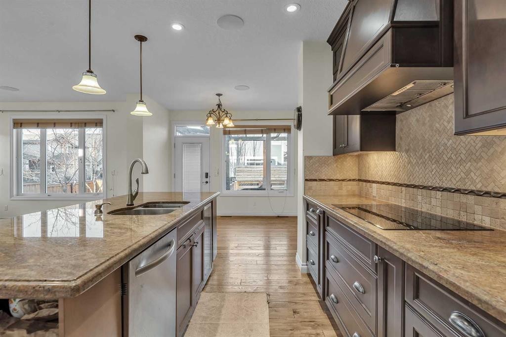 8 Legacy Terrace Se, Calgary, AB - Indoor Photo Showing Kitchen With Double Sink With Upgraded Kitchen
