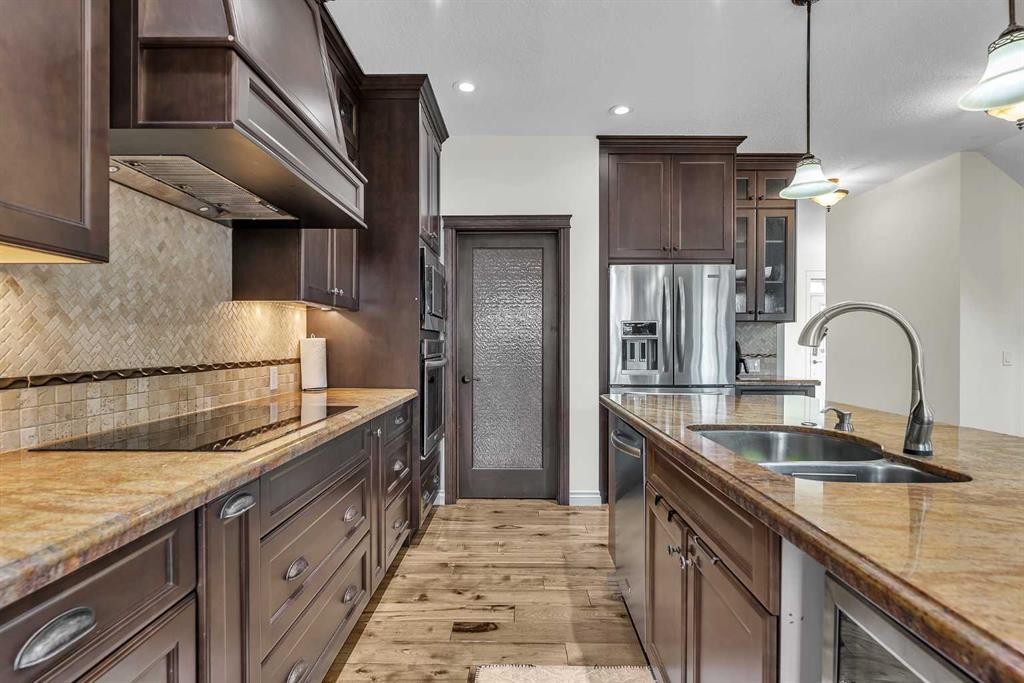 8 Legacy Terrace Se, Calgary, AB - Indoor Photo Showing Kitchen With Double Sink