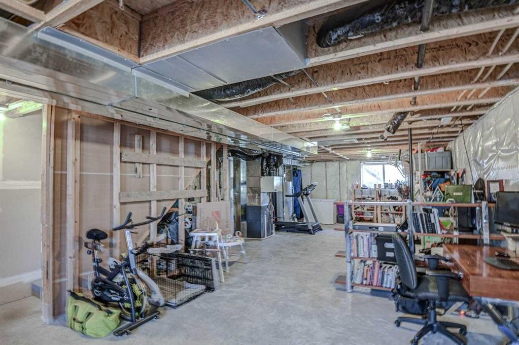 52 Masters Link Se, Calgary, AB - Indoor Photo Showing Basement