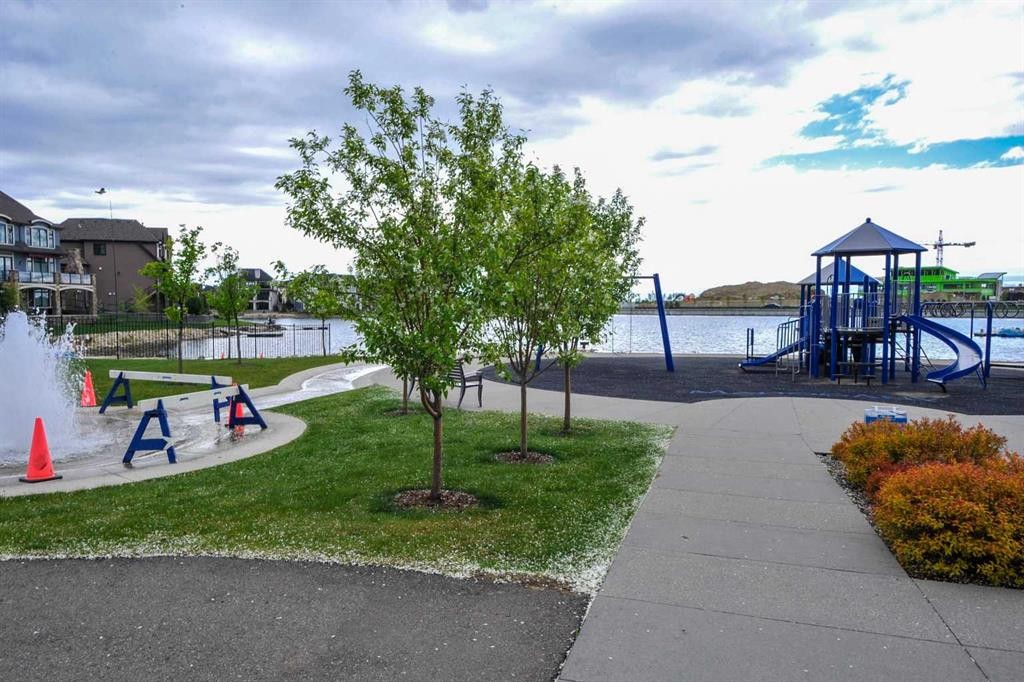 52 Masters Link Se, Calgary, AB - Outdoor With Body Of Water